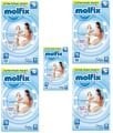 Molfix Bebek Bezi 6 Beden 62 Li 5 Paket