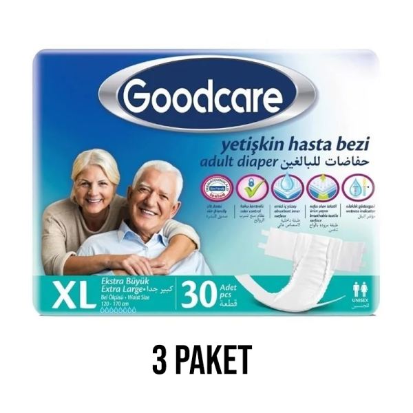 حفاضات جود كير للكبار بحزام خصر، عبوة من 30 قطعة، مقاس XL