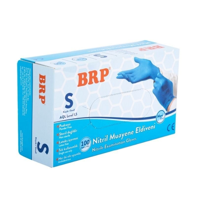 قفازات فحص النتريل BRP 20 صندوقًا 2000 قطعة صغيرة