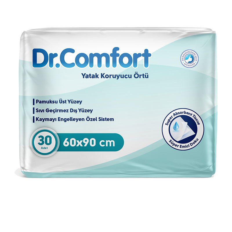 Dr Comfort Yatak Koruyucu Alez Örtü 60x90 Cm 1 Paket 30 Adet