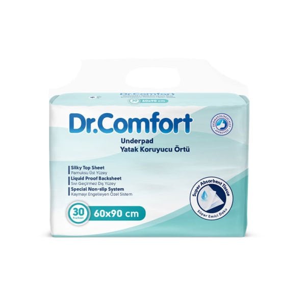 Dr Comfort Yatak Koruyucu Alez Örtü 60x90 Cm 1 Paket 30 Adet