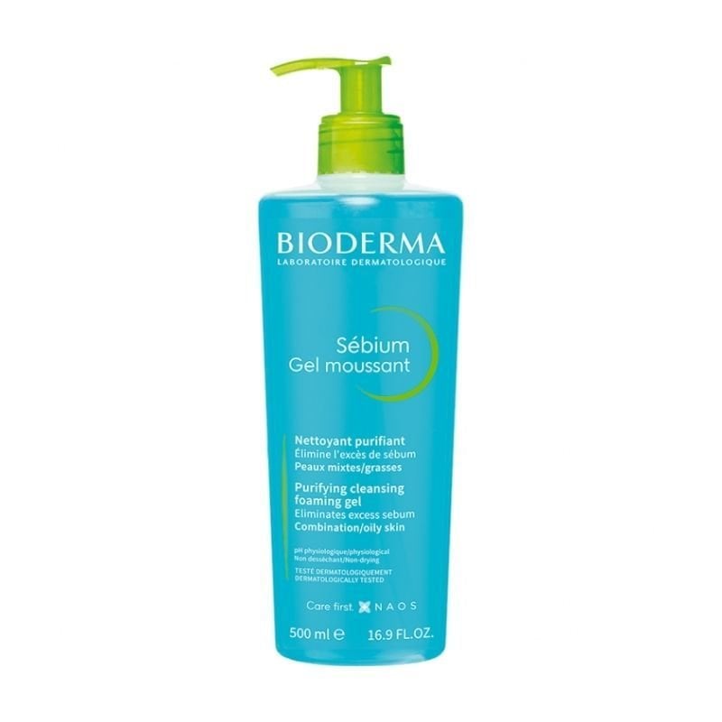 Bioderma Sebium Foaming Skin Cleansing Gel 500 ml