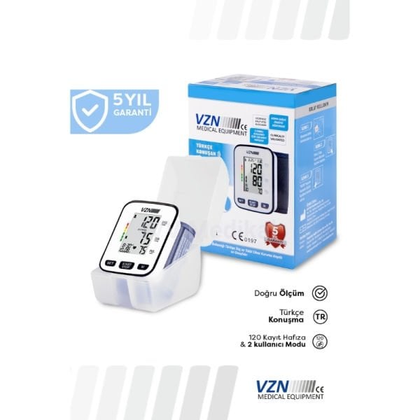 جهاز قياس ضغط الدم الرقمي الأوتوماتيكي VZN DBP-2141 للمعصم