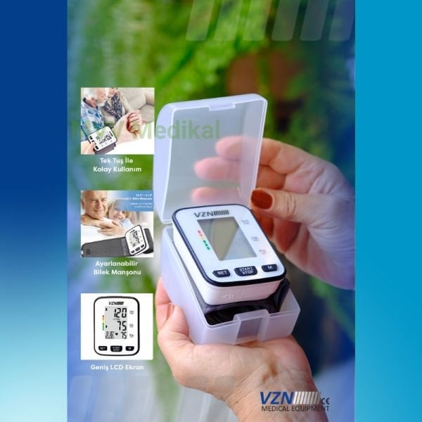 جهاز قياس ضغط الدم الرقمي الأوتوماتيكي VZN DBP-2141 للمعصم