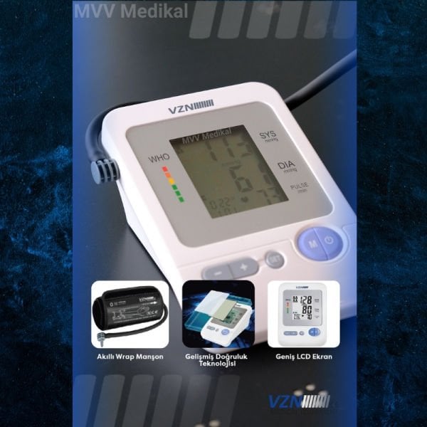 جهاز قياس ضغط الدم الرقمي الأوتوماتيكي من نوع الذراع VZN DBP-1334