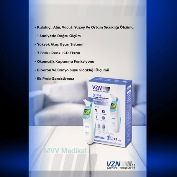 VZN E104 درجة الأشعة تحت الحمراء غير التلامسية 2 في 1