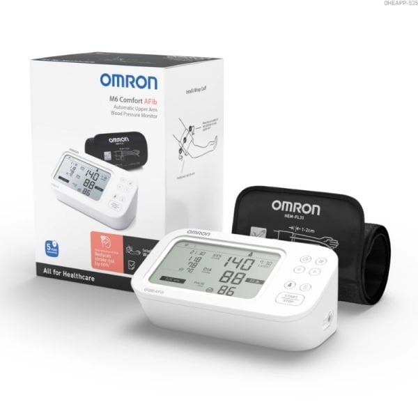 جهاز قياس ضغط الدم الرقمي Omron M6 Comfort Afib HEM-7380-E